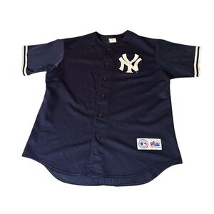Vintage Majestic Men New York Yankees Baseball Jersey Sz XL